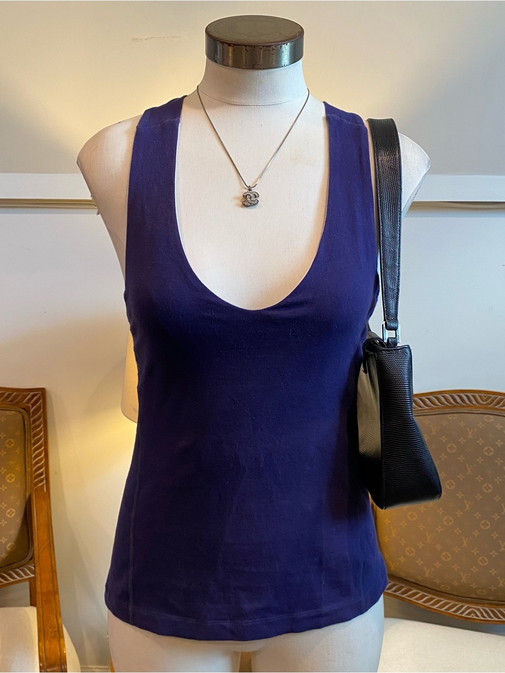 Vintage Y2K Stonewear Designs Organic Cotton Cross Back Tank Medium
